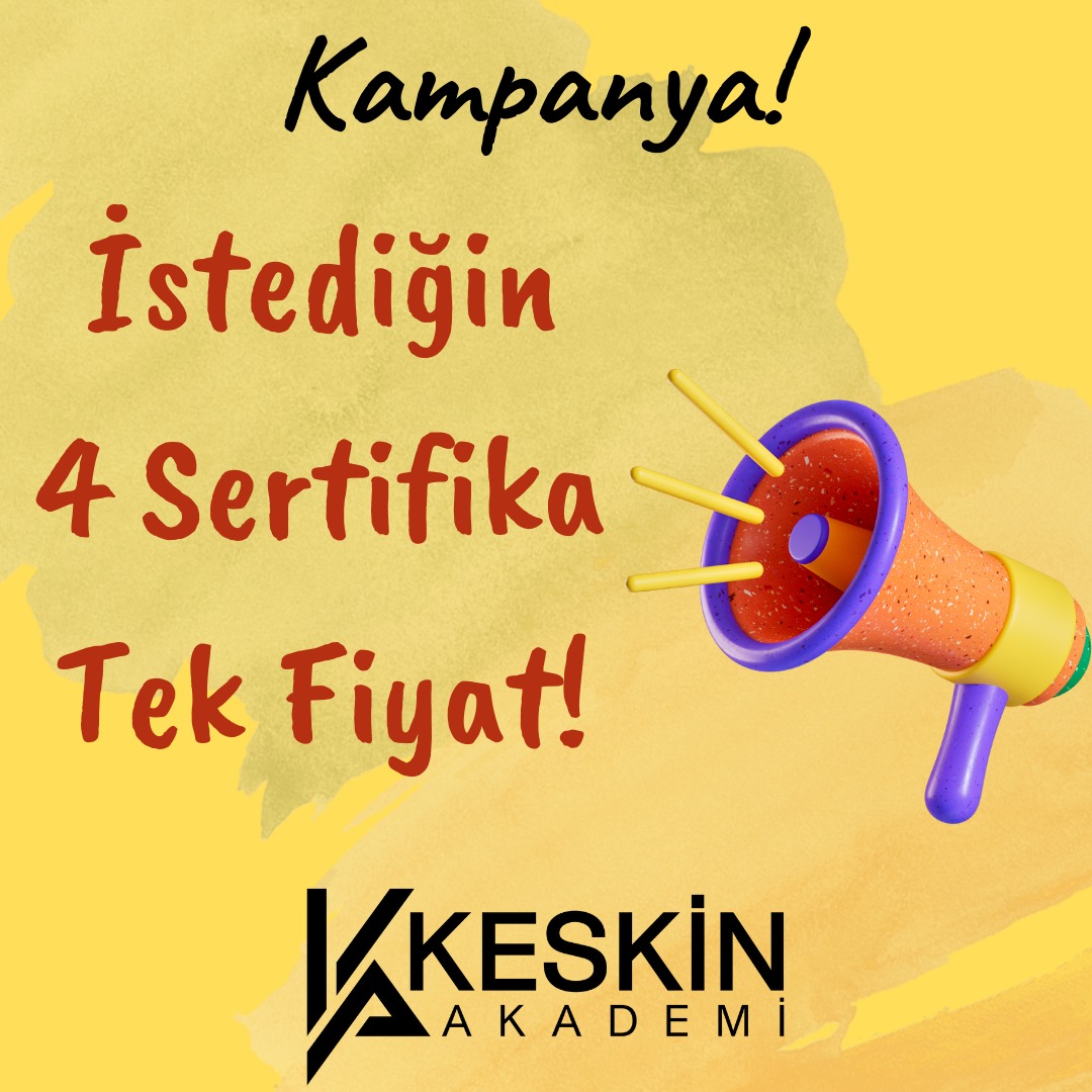 İstediğin 4 Kurs Tek Fiyat! 